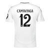 Maglia ufficiale Real Madrid Camavinga 12 Casa 2024-25 per Bambino